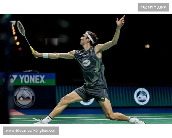 安赛龙完美反手斜线扣杀夺得2024德国公开赛冠军展现顶级羽毛球技艺